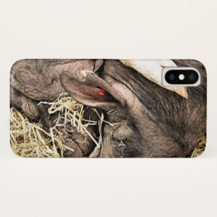 FUNDA PARA iPhone X CERDITOS CUIDADOS