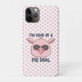 Funda Para iPhone 11 Pro Cerdo divertido