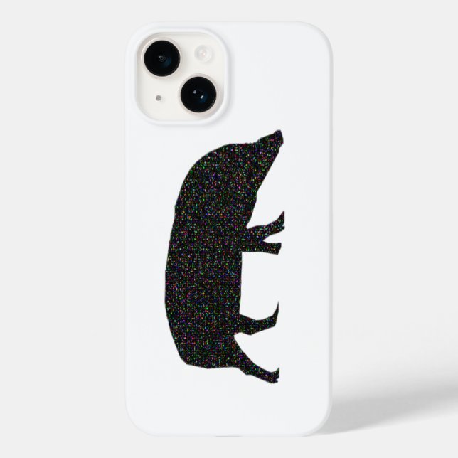 Funda De Case-Mate Para iPhone Cerdo espartano (Reverso )