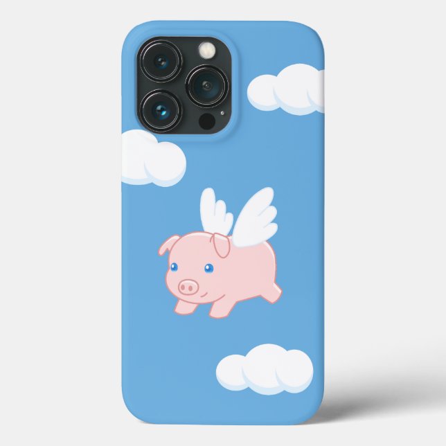 Funda De Case-Mate Para iPhone Cerdo volador - lechón con alas (Reverso )