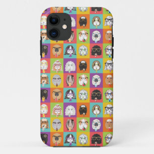 Funda Para iPhone 11 Cerdos de Guinea felices