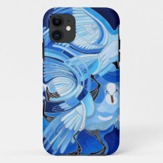 Funda Para iPhone 11 Cerdos de Tumbler en azul Ceruleño