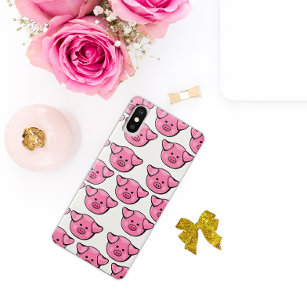 Funda Para iPhone X Cerdos rosas