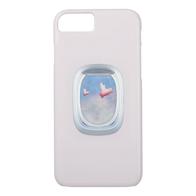 Funda De Case-Mate Para iPhone Cerdos volando alto (Reverso)