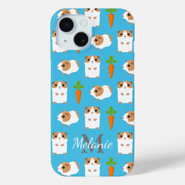 Funda De Case-Mate Para iPhone Cerdos y garrapatas de Guinea personalizados (Reverso )