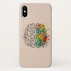 Funda Para iPhone X Cerebro Humano De Izquierda Y Derecha
