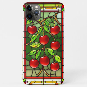 Funda Para iPhone 11 Pro Max Cereza Fresca Fruta Roja Diseño Estético