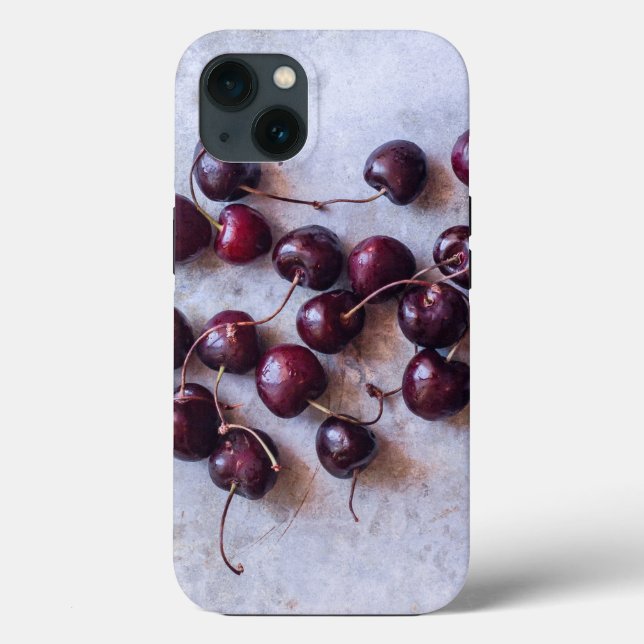 Funda De Case-Mate Para iPhone Cerezas (Reverso )