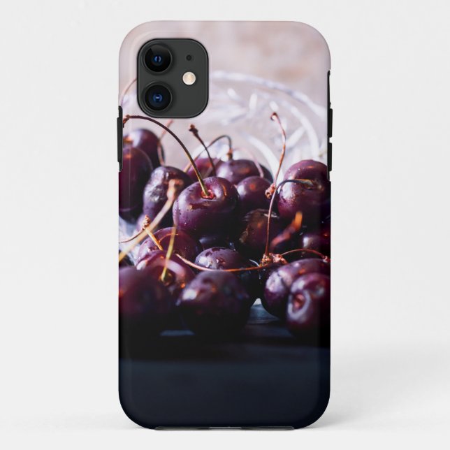Funda De Case-Mate Para iPhone Cerezas (Reverso)