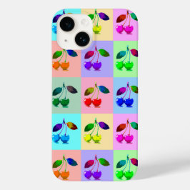 Funda Para iPhone 14 De Case-Mate Cerezas coloridas - Arte pop
