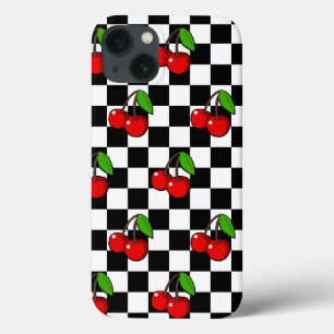 Funda Para iPhone 13 Cerezo y cheque