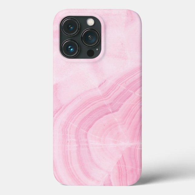 Funda De Case-Mate Para iPhone Cerrar Mármol rosa (Reverso )