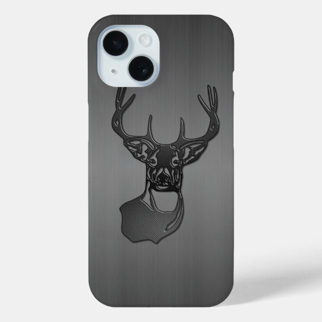 Funda De Case-Mate Para iPhone Cerveza de trofeo - Metalizado de pistola cepillad (Reverso )