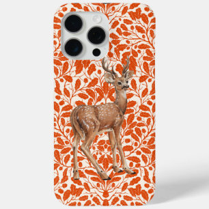 Funda Para iPhone 15 Pro Max Cerveza decorativa de damasco de roble en oran osc