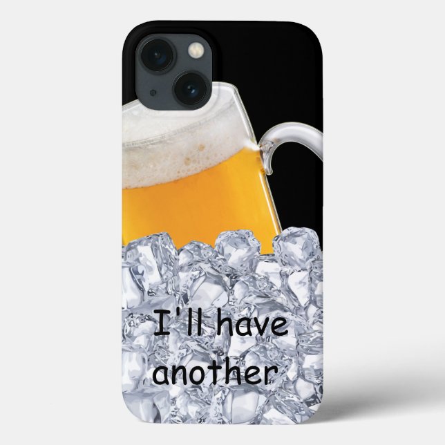 Funda De Case-Mate Para iPhone Cerveza divertida para hombres (Reverso)
