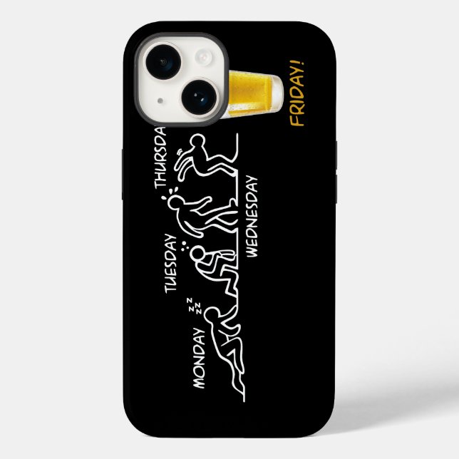 Funda De Case-Mate Para iPhone Cerveza-volución (Reverso )