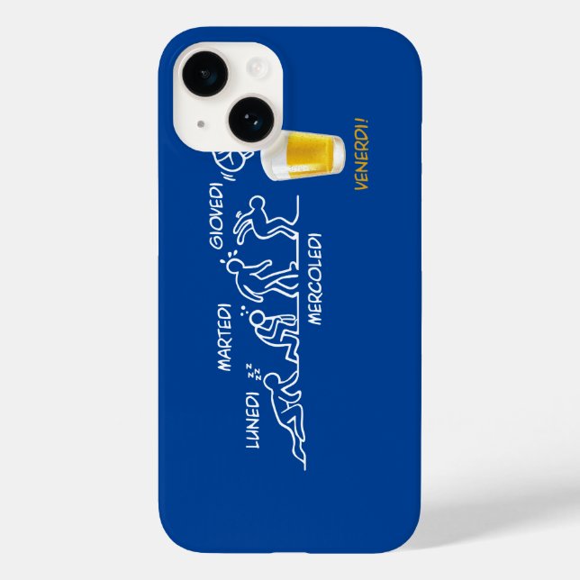 Funda De Case-Mate Para iPhone Cerveza-volución (Reverso )