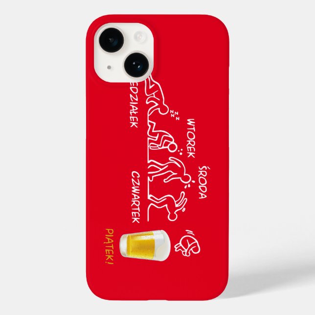 Funda De Case-Mate Para iPhone Cerveza-volución (Reverso )