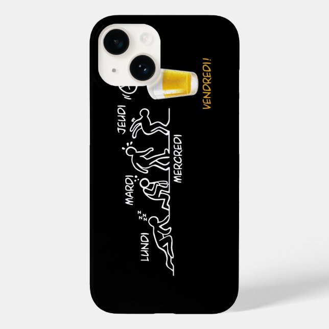 Funda De Case-Mate Para iPhone Cerveza-volución (Reverso )