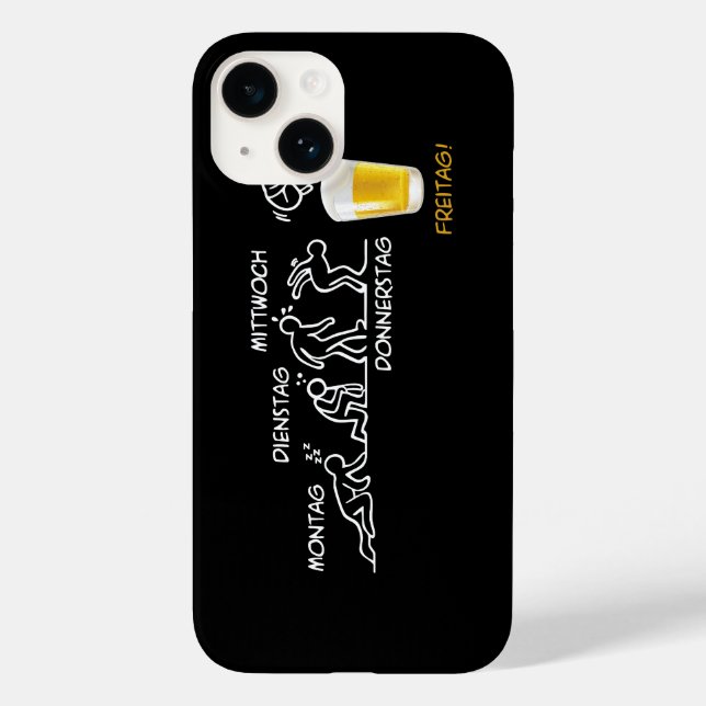Funda De Case-Mate Para iPhone Cerveza-volución (Reverso )