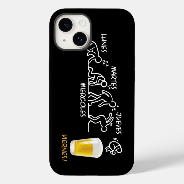 Funda De Case-Mate Para iPhone Cerveza-volución (Reverso )
