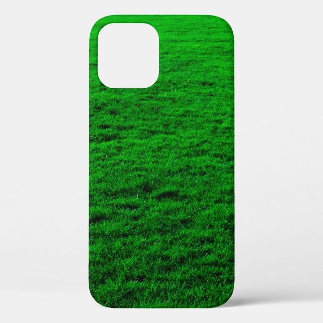 Funda De Case-Mate Para iPhone césped verde de fondo (Reverso )
