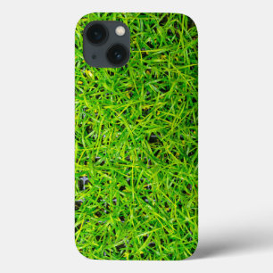 Funda Para iPhone 13 Césped vibrante esmeralda verde