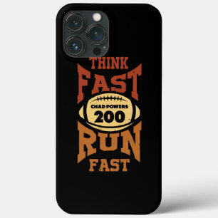 Funda Para iPhone 13 Pro Max Chad Powers - Piensa Rápido Corre Rápido - Vintage