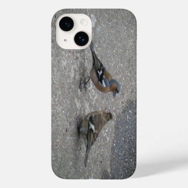 Funda De Case-Mate Para iPhone Chaffinch Feed Me (Reverso )