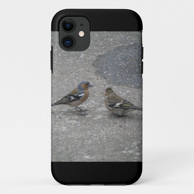 Funda De Case-Mate Para iPhone Chaffinch Feed Me iPhone 5 Funda (Reverso)