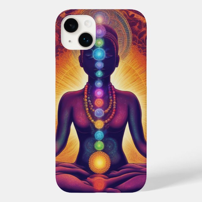 Funda De Case-Mate Para iPhone chakras (Reverso )