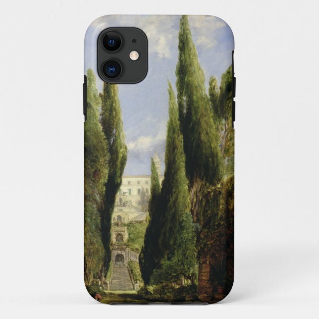 Funda De Case-Mate Para iPhone Chalet D'Este, Tivoli (aceite en lona) (Reverso)