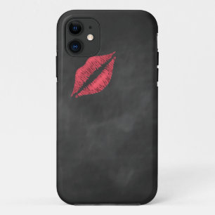 title_seo2 Chalkboard Kiss iPhone 5 Funda-mate ID