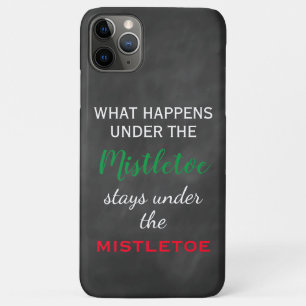 Funda Para iPhone 11 Pro Max Chalkboard Mistletoe