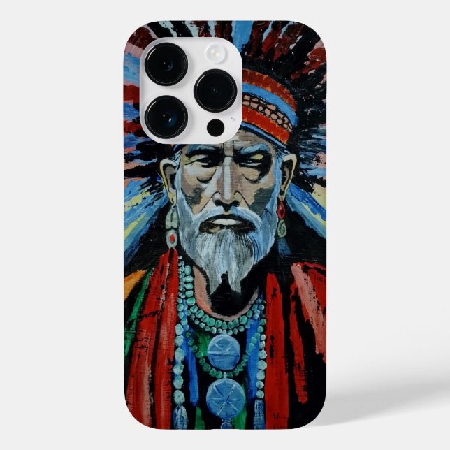 Funda De Case-Mate Para iPhone chamán, hechicero, protector, amuleto, abuelo (Reverso )