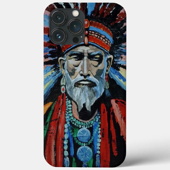 Funda De Case-Mate Para iPhone chamán, hechicero, protector, amuleto, abuelo (Reverso )