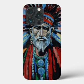 Funda Para iPhone 13 Pro chamán, hechicero, protector, amuleto, abuelo