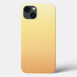 Funda Para iPhone 13 Champagne con el fondo de las burbujas