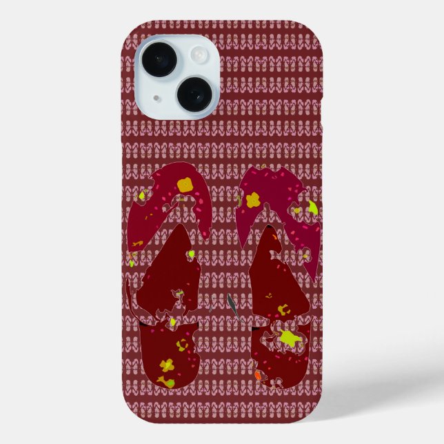 Funda De Case-Mate Para iPhone Chanclas (Reverso )
