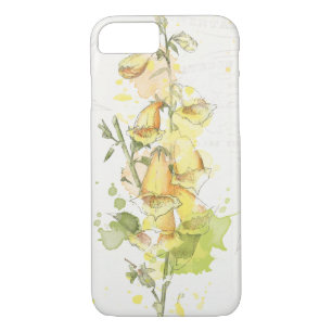 Funda Para iPhone 8/7 Chapoteo amarillo floral