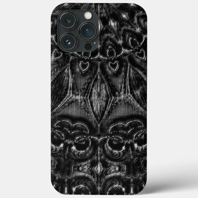 Funda De Case-Mate Para iPhone Charcoal Mandala  (Reverso )