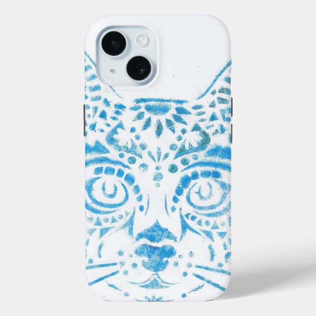 Funda De Case-Mate Para iPhone chat pochoirs bleu (Reverso )