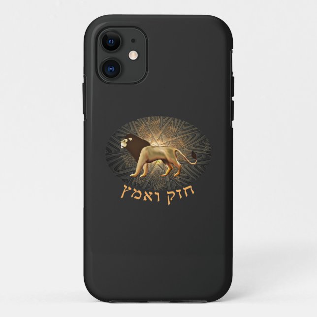 Funda De Case-Mate Para iPhone Chazak Ve'ematz (Reverso)