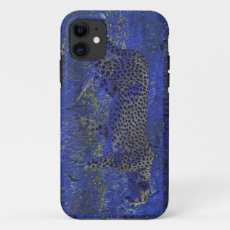 Funda Para iPhone 11 Cheetah en la noche Wildlife Art iPhone 5 Funda