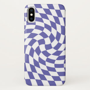 Funda Para iPhone X Cheques retorcidos psicodélico