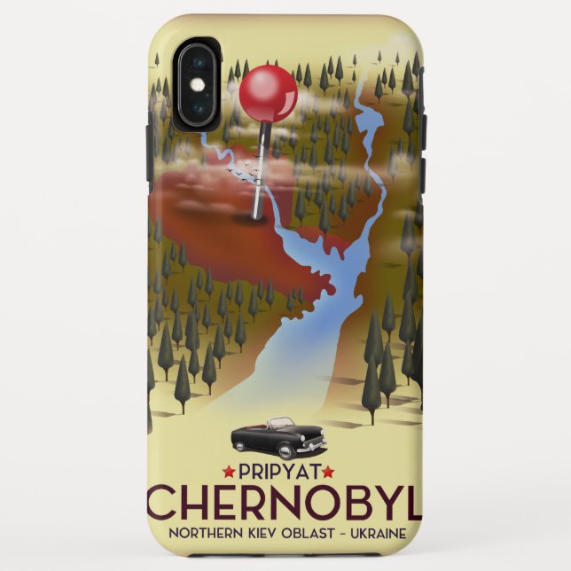 Funda De Case-Mate Para iPhone Chernobyl, Pripyat, ucrania (Reverso)