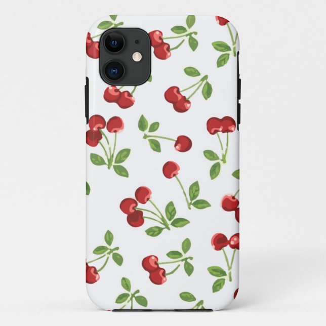 Funda De Case-Mate Para iPhone Cherries Retro (Reverso)