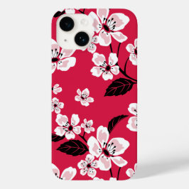 FUNDA PARA iPhone 14 DE Case-Mate CHERRY BLOSSOM - SAKURA (ROJO)