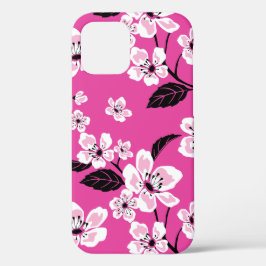 FUNDA PARA iPhone 12 CHERRY BLOSSOM - SAKURA (ROSA)
