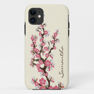 Funda Para iPhone 11 Cherry Blossoms iPhone 5 Funda-Funda mate (rosa)